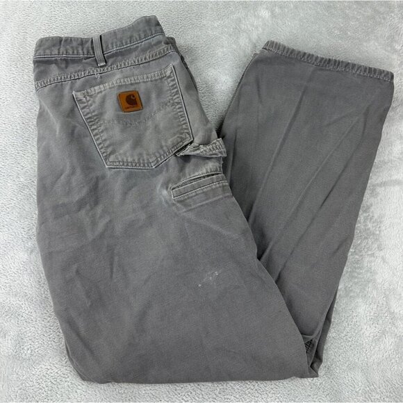Carhartt Grey Loose Fit Denim Pants Men’s Size 40 x 34 - Picture 12 of 12